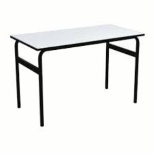 שולחן תלמיד זוגי עם פלטה סנדוויץ